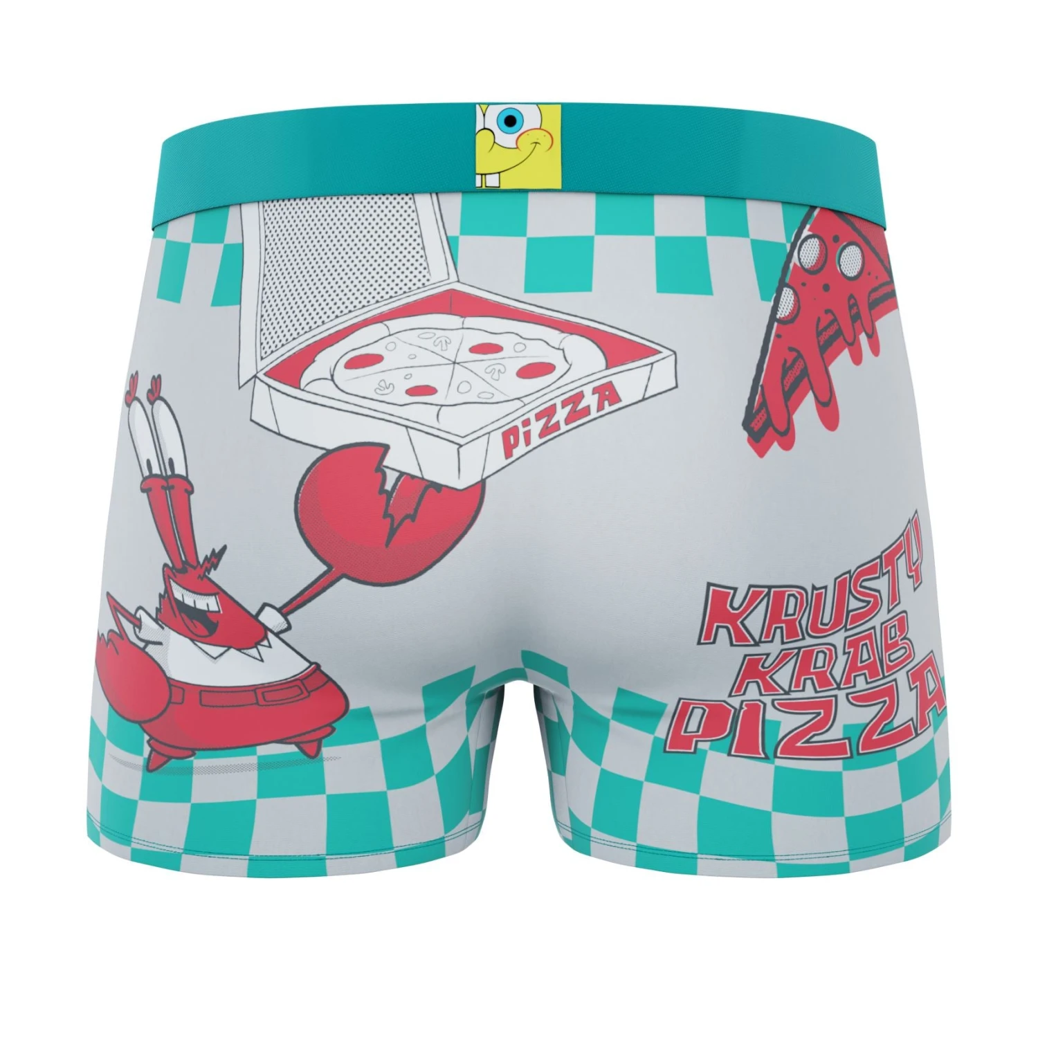 CRAZYBOXER SpongeBob Krusty Krab Pizza Men's Boxer Briefs 4 CRAZYBOXER SpongeBob Krusty Krab Pizza Men's Boxer Briefs - Image 2