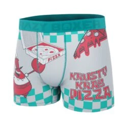 CRAZYBOXER SpongeBob Krusty Krab Pizza Men's Boxer Briefs 9 CRAZYBOXER SpongeBob Krusty Krab Pizza Men's Boxer Briefs -Crazyboxer Sales Store CBSPB0104KRUS 4