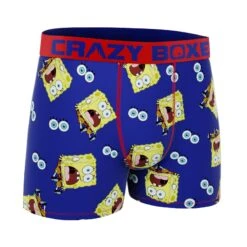 Men's Boxer Briefs - Spongebob -Shocked Spongebob -Crazyboxer Sales Store CBSPB0104SHOK 3