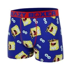 Men's Boxer Briefs - Spongebob -Shocked Spongebob -Crazyboxer Sales Store CBSPB0104SHOK 4