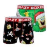 CRAZYBOXER Spongebob XMAS Men's Boxer Briefs (2 Pack)