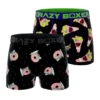 CRAZYBOXER SpongeBob Men's Boxer Briefs (Pack 2) 1 CRAZYBOXER SpongeBob Men's Boxer Briefs (Pack 2) -Crazyboxer Sales Store CBSPB0104X2A3 1