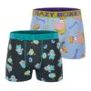 CRAZYBOXER SpongeBob Patrick Men's Boxer Briefs (Pack 2) 2 CRAZYBOXER SpongeBob Patrick Men's Boxer Briefs (Pack 2) -Crazyboxer Sales Store CBSPB0104X2A5 1