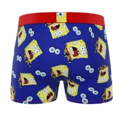 CRAZYBOXER Spongebob Krusty Krab Pizza Men's Boxer Briefs (2 Pack) -Crazyboxer Sales Store CBSPB0104X2B2 7