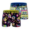 CRAZYBOXER Spongebob HEAT + EPON Men's Boxer Briefs (2 Pack) 1 CRAZYBOXER Spongebob HEAT + EPON Men's Boxer Briefs (2 Pack) -Crazyboxer Sales Store CBSPB0104X2B4 1