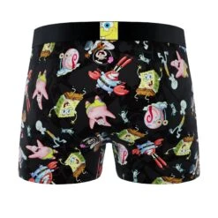 CRAZYBOXER SpongeBob Yellow Men's Boxer Briefs (Pack 3) -Crazyboxer Sales Store CBSPB0104X3A5 9