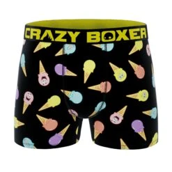 CRAZYBOXER Spongebob Patrick IceCream Sponge Bob Men's Boxer Briefs (3 Pack) -Crazyboxer Sales Store CBSPB0104X3B1 9