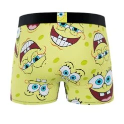CRAZYBOXER Spongebob FACES + BURGER Men's Boxer Briefs (3 Pack) 11 CRAZYBOXER Spongebob FACES + BURGER Men's Boxer Briefs (3 Pack) -Crazyboxer Sales Store CBSPB0104X3B3 5