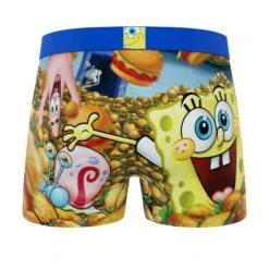 CRAZYBOXER Spongebob FACES + BURGER Men's Boxer Briefs (3 Pack) 15 CRAZYBOXER Spongebob FACES + BURGER Men's Boxer Briefs (3 Pack) -Crazyboxer Sales Store CBSPB0104X3B3 9