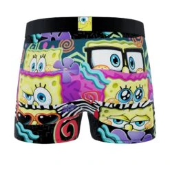 CRAZYBOXER Spongebob HEAT + EPON Men's Boxer Briefs (3 Pack) -Crazyboxer Sales Store CBSPB0104X3B5 5