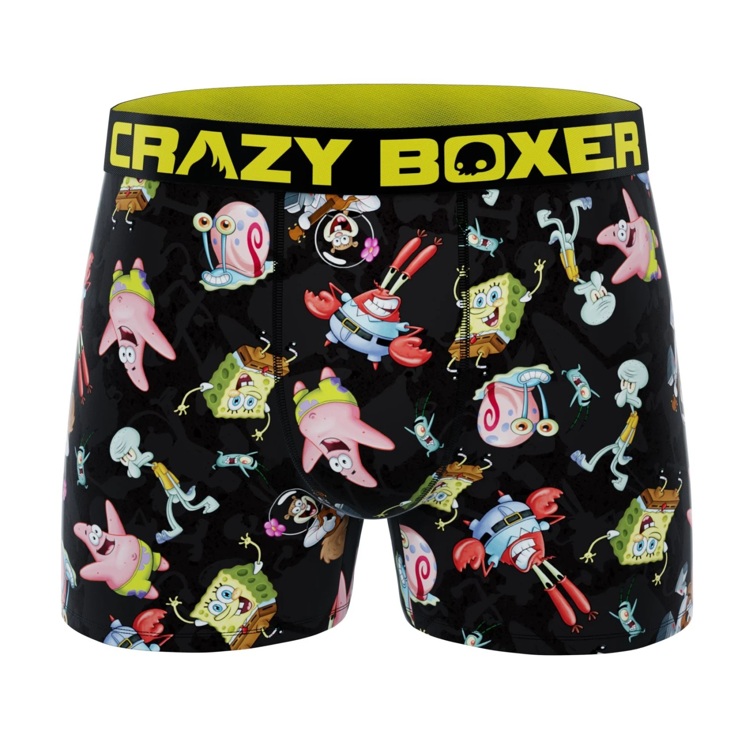 CRAZYBOXER SpongeBob Yellow Men's Boxer Briefs (Pack 5) 8 CRAZYBOXER SpongeBob Yellow Men's Boxer Briefs (Pack 5) - Image 6