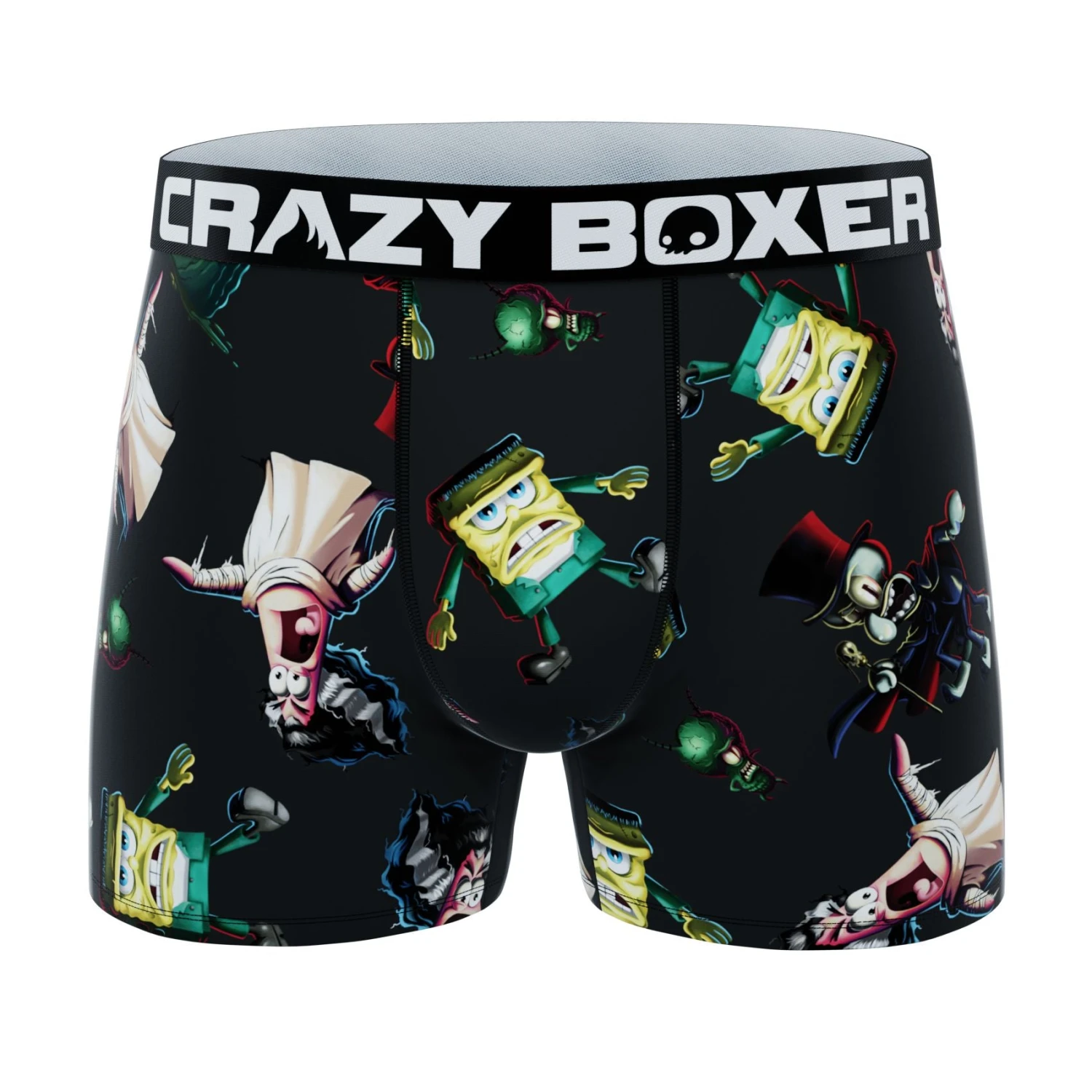 CRAZYBOXER Men's Spongebob Halloween Zombie Boxer Briefs 3 CRAZYBOXER Men's Spongebob Halloween Zombie Boxer Briefs