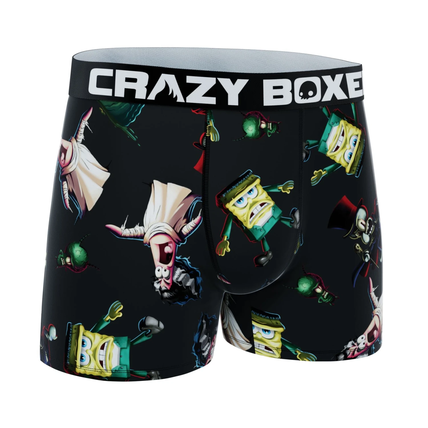 CRAZYBOXER Men's Spongebob Halloween Zombie Boxer Briefs 5 CRAZYBOXER Men's Spongebob Halloween Zombie Boxer Briefs - Image 3