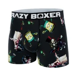 CRAZYBOXER Men's Spongebob Halloween Zombie Boxer Briefs 9 CRAZYBOXER Men's Spongebob Halloween Zombie Boxer Briefs -Crazyboxer Sales Store CBSPB0105AFRA 4