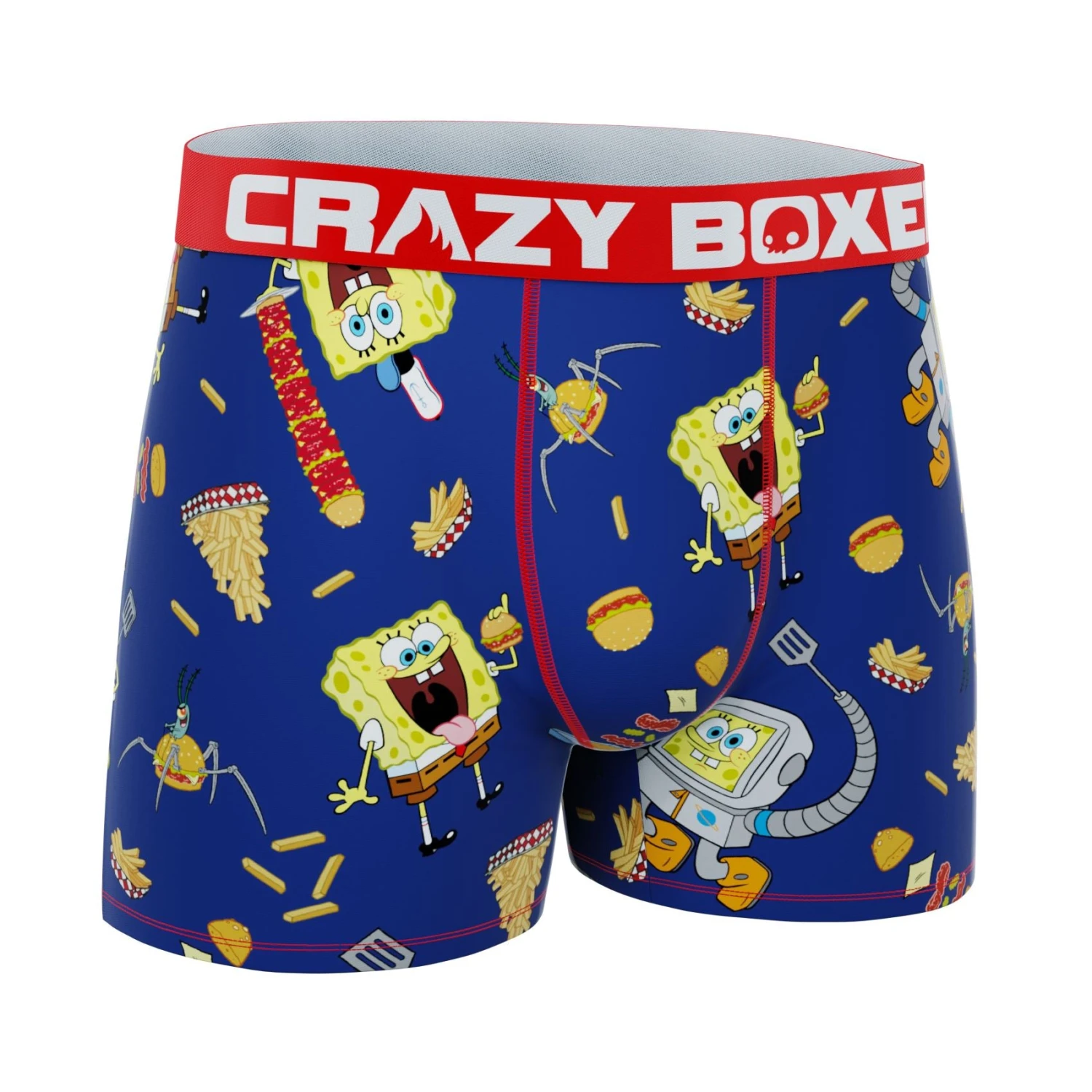CRAZYBOXER Spongebob Fries Box Men's Boxer Briefs (Creative Packaging) 6 CRAZYBOXER Spongebob Fries Box Men's Boxer Briefs (Creative Packaging) - Image 4