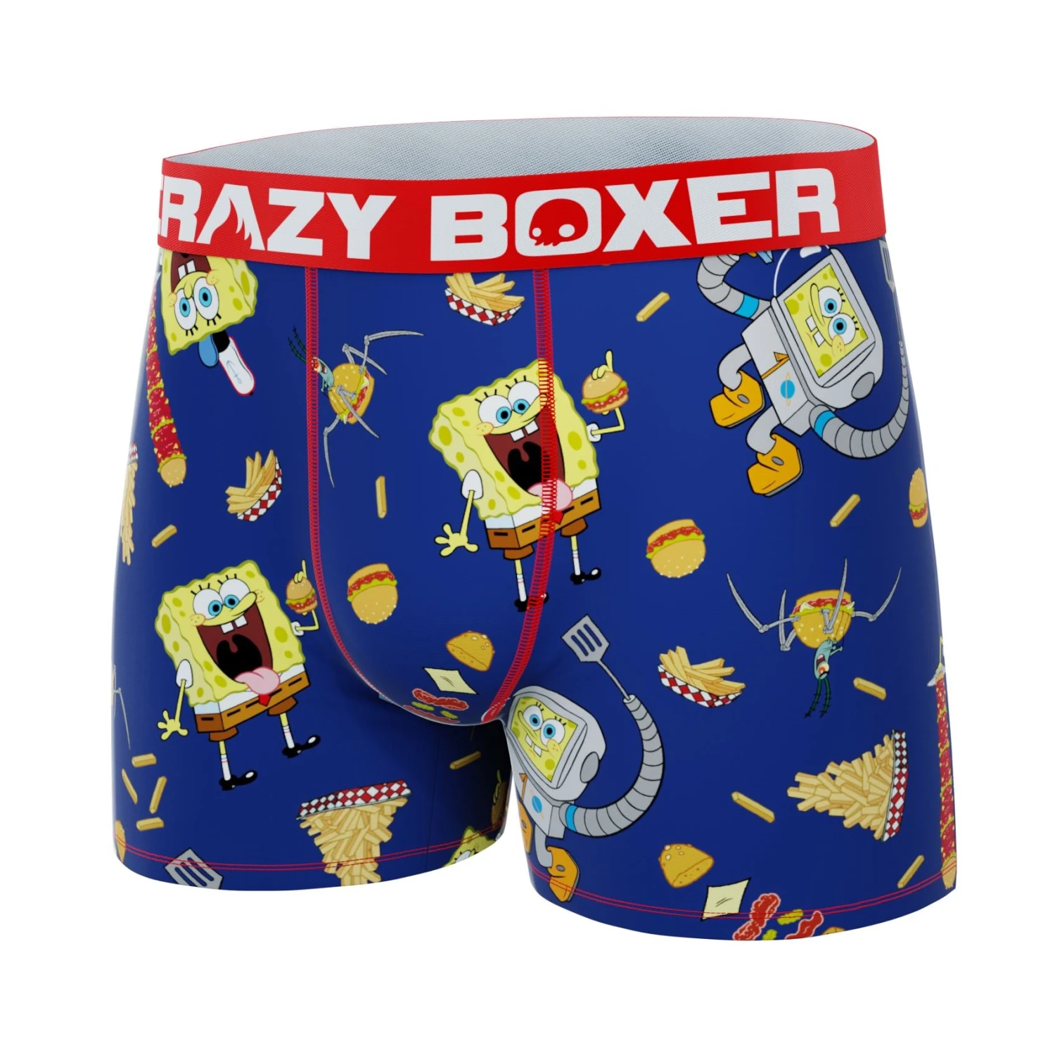 CRAZYBOXER Spongebob Fries Box Men's Boxer Briefs (Creative Packaging) 7 CRAZYBOXER Spongebob Fries Box Men's Boxer Briefs (Creative Packaging) - Image 5