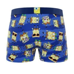 CRAZYBOXER Spongebob Glasses Men's Boxer Briefs -Crazyboxer Sales Store CBSPB0105CHAR 1