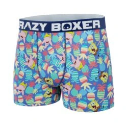 CRAZYBOXER Spongebob Pineapples Men's Boxer Briefs -Crazyboxer Sales Store CBSPB0105DUNO 4