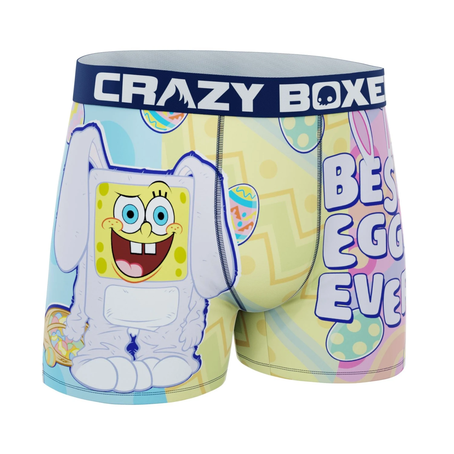CRAZYBOXER Men's Spongebob Easter Breathable Soft Boxer Briefs 5 CRAZYBOXER Men's Spongebob Easter Breathable Soft Boxer Briefs - Image 3