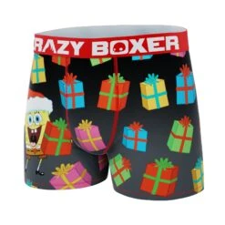 CRAZYBOXER SpongeBob Gifting Men's Boxer Briefs -Crazyboxer Sales Store CBSPB0105GIFT 4