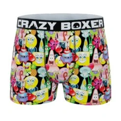 CRAZYBOXER SpongeBob Smiles Men's Boxer Briefs
