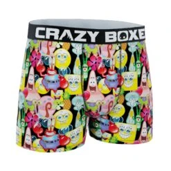 CRAZYBOXER SpongeBob Smiles Men's Boxer Briefs -Crazyboxer Sales Store CBSPB0105GRU2 3