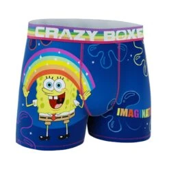 CRAZYBOXER Men's Spongebob Pride Breathable SoftBoxer Briefs 8 CRAZYBOXER Men's Spongebob Pride Breathable SoftBoxer Briefs -Crazyboxer Sales Store CBSPB0105IMAG 3