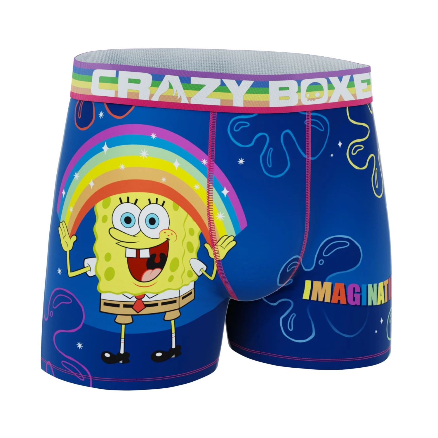 CRAZYBOXER Men's Spongebob Pride Breathable SoftBoxer Briefs 5 CRAZYBOXER Men's Spongebob Pride Breathable SoftBoxer Briefs - Image 3