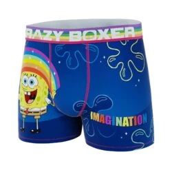 CRAZYBOXER Men's Spongebob Pride Breathable SoftBoxer Briefs 9 CRAZYBOXER Men's Spongebob Pride Breathable SoftBoxer Briefs -Crazyboxer Sales Store CBSPB0105IMAG 4