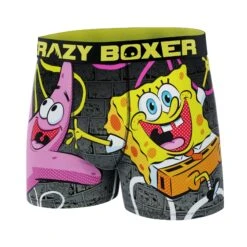 CRAZYBOXER Spongebob Have Fun Men's Boxer Briefs 9 CRAZYBOXER Spongebob Have Fun Men's Boxer Briefs -Crazyboxer Sales Store CBSPB0105NEWS 4