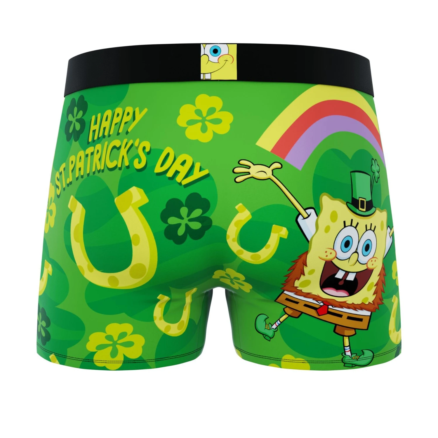 CRAZYBOXER Men's Spongebob Squarepants St Patrick Soft Boxer Briefs (Creative Packaging) 5 CRAZYBOXER Men's Spongebob Squarepants St Patrick Soft Boxer Briefs (Creative Packaging) - Image 3