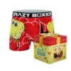 CRAZYBOXER Spongebob Squarepants Valentine's Men's Soft Boxer Briefs (Creative Packaging) -Crazyboxer Sales Store CBSPB0105VAL2N 0