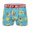 CRAZYBOXER Spongebob Valentine Men's Boxer Briefs -Crazyboxer Sales Store CBSPB0105VALE 0