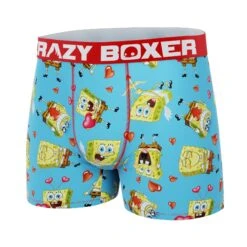 CRAZYBOXER Spongebob Valentine Men's Boxer Briefs -Crazyboxer Sales Store CBSPB0105VALE 4