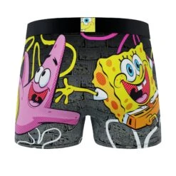CRAZYBOXER Spongebob Have Fun Men's Boxer Briefs (2-Pack) 9 CRAZYBOXER Spongebob Have Fun Men's Boxer Briefs (2-Pack) -Crazyboxer Sales Store CBSPB0105X2A4 2