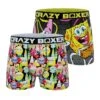 CRAZYBOXER Spongebob Have Fun Men's Boxer Briefs (2-Pack) 2 CRAZYBOXER Spongebob Have Fun Men's Boxer Briefs (2-Pack) -Crazyboxer Sales Store CBSPB0105X2A4 5