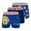 CRAZYBOXER Spongebob Fun Men's Boxer Briefs (3 Pack) -Crazyboxer Sales Store CBSPB0105X3A3W 1