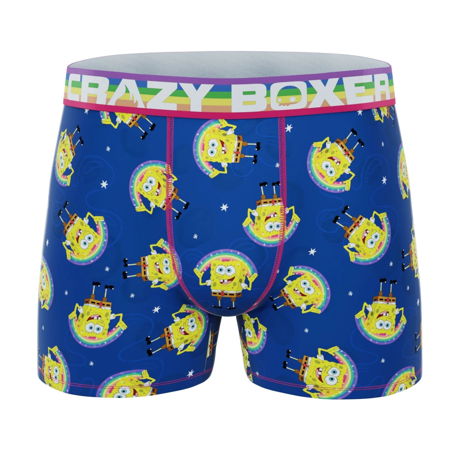 CRAZYBOXER Spongebob Fun Men's Boxer Briefs (3 Pack) 4 CRAZYBOXER Spongebob Fun Men's Boxer Briefs (3 Pack) - Image 2