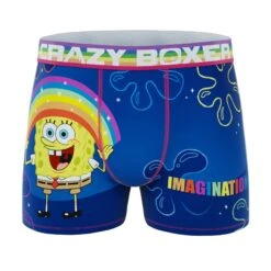 CRAZYBOXER Spongebob Fun Men's Boxer Briefs (3 Pack) 14 CRAZYBOXER Spongebob Fun Men's Boxer Briefs (3 Pack) -Crazyboxer Sales Store CBSPB0105X3A3W 8