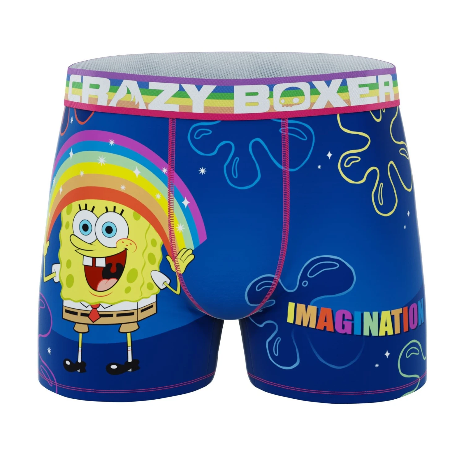 CRAZYBOXER Spongebob Fun Men's Boxer Briefs (3 Pack) 8 CRAZYBOXER Spongebob Fun Men's Boxer Briefs (3 Pack) - Image 6