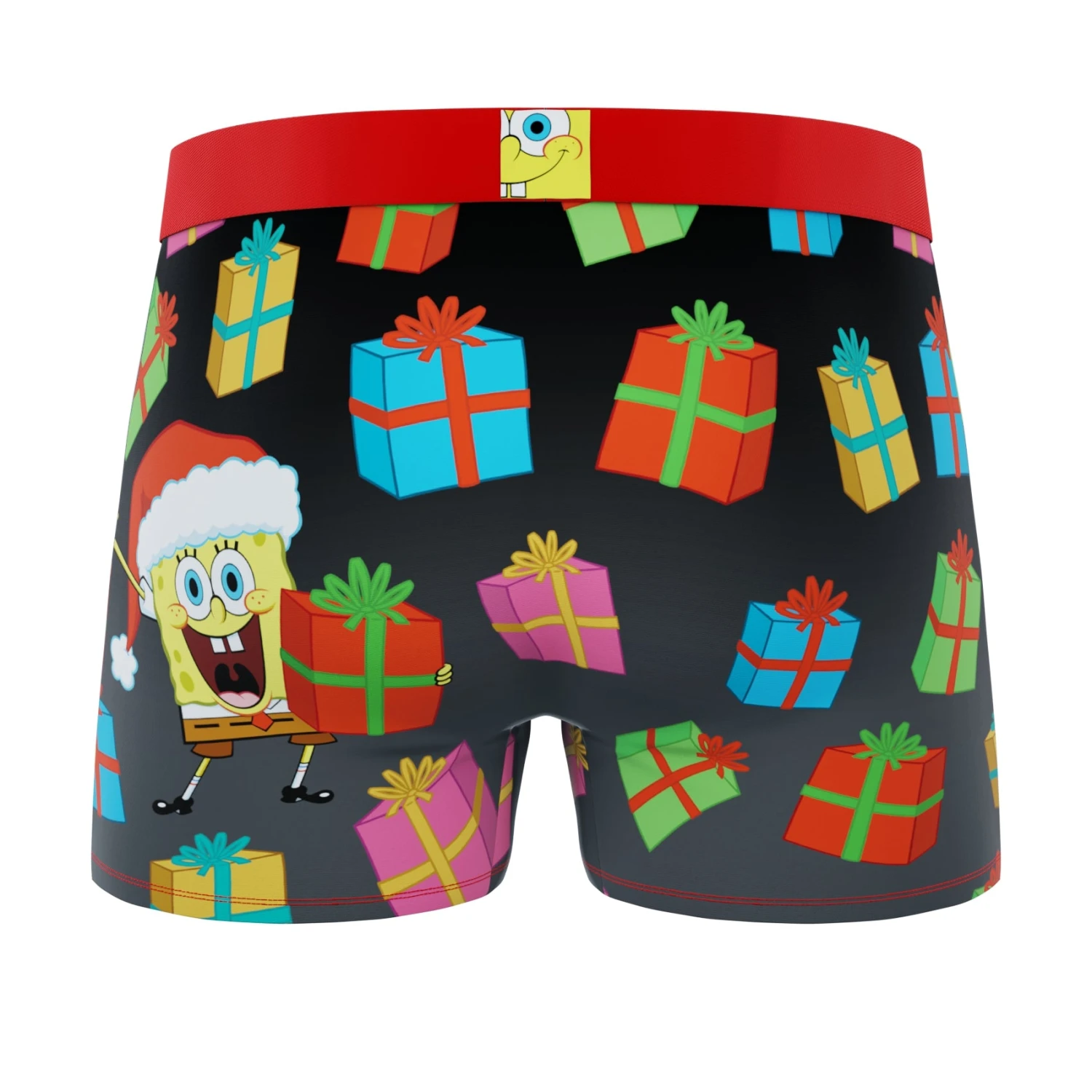 CRAZYBOXER SpongeBob Lights & Gifting Men's Boxer Briefs (3 Pack) 5 CRAZYBOXER SpongeBob Lights & Gifting Men's Boxer Briefs (3 Pack) - Image 3