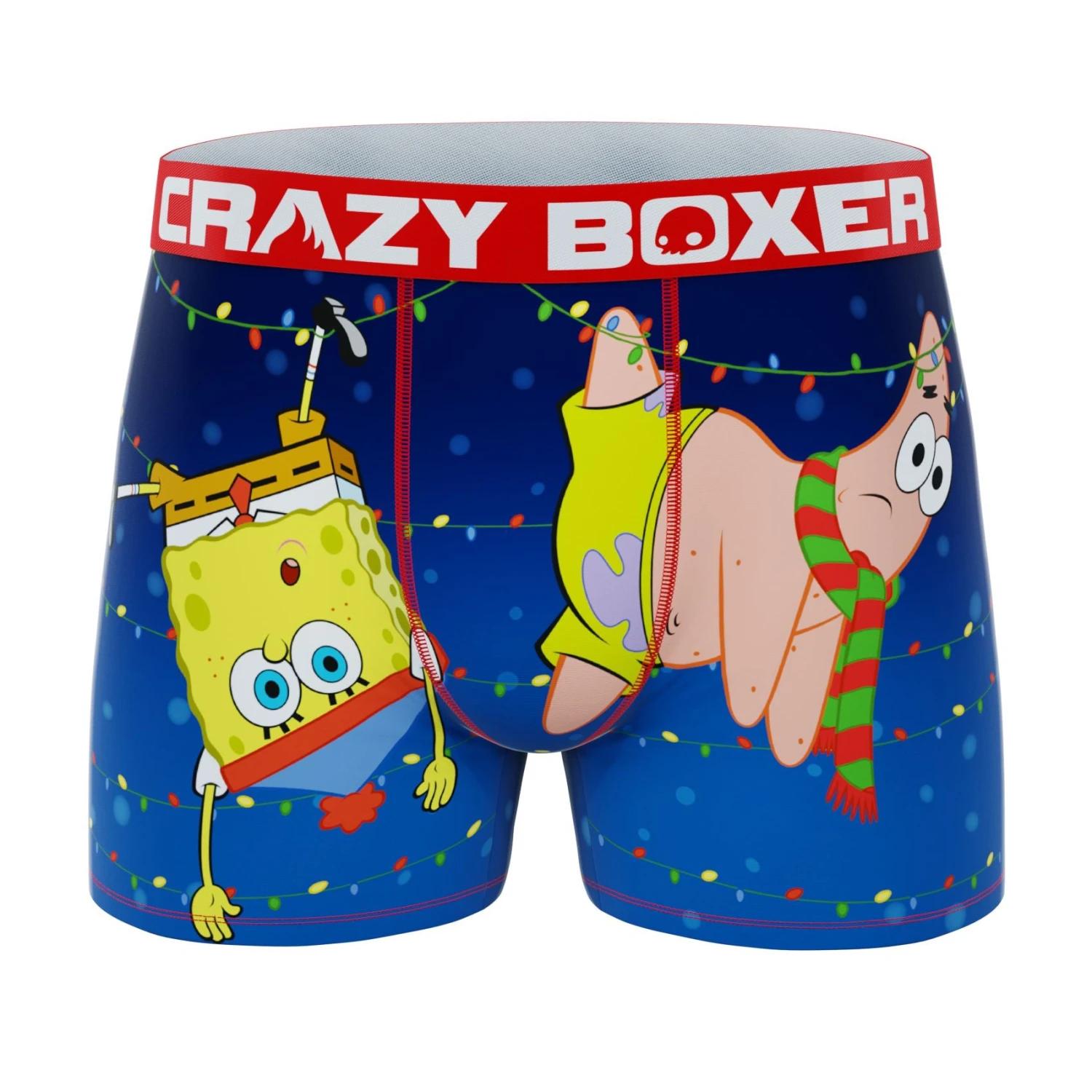 CRAZYBOXER SpongeBob Lights & Gifting Men's Boxer Briefs (3 Pack) 8 CRAZYBOXER SpongeBob Lights & Gifting Men's Boxer Briefs (3 Pack) - Image 6