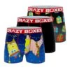 CRAZYBOXER SpongeBob Lights & Gifting Men's Boxer Briefs (3 Pack) -Crazyboxer Sales Store CBSPB0105X3A4 8