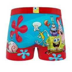 CRAZYBOXER Spongebob Friends Men's Boxer Briefs (3 Pack) -Crazyboxer Sales Store CBSPB0105X3A5 2