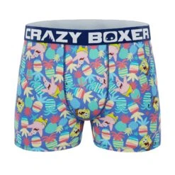 CRAZYBOXER Spongebob Friends Men's Boxer Briefs (3 Pack) -Crazyboxer Sales Store CBSPB0105X3A5 5