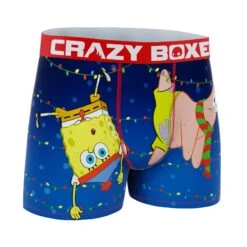 CRAZYBOXER Spongebob Rainbow Men's Boxer Briefs 8 CRAZYBOXER Spongebob Rainbow Men's Boxer Briefs -Crazyboxer Sales Store CBSPB0105XLIG 3