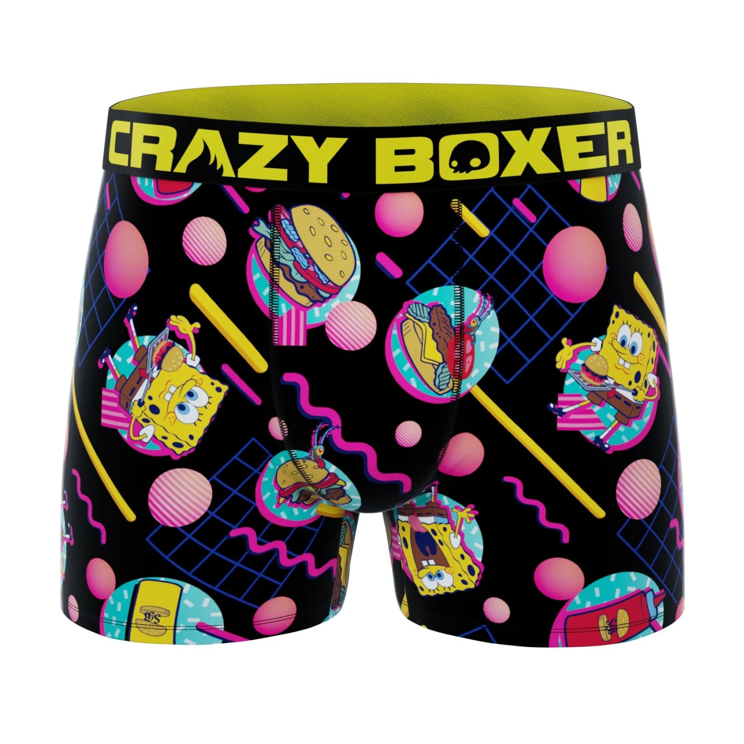 CRAZYBOXER Spongebob Epon Men's Boxer Briefs 3 CRAZYBOXER Spongebob Epon Men's Boxer Briefs