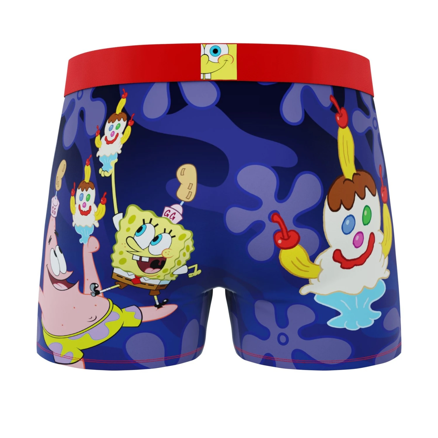 CRAZYBOXER SpongeBob Face Men's Boxer Briefs (Creative Packaging)) 5 CRAZYBOXER SpongeBob Face Men's Boxer Briefs (Creative Packaging)) - Image 3