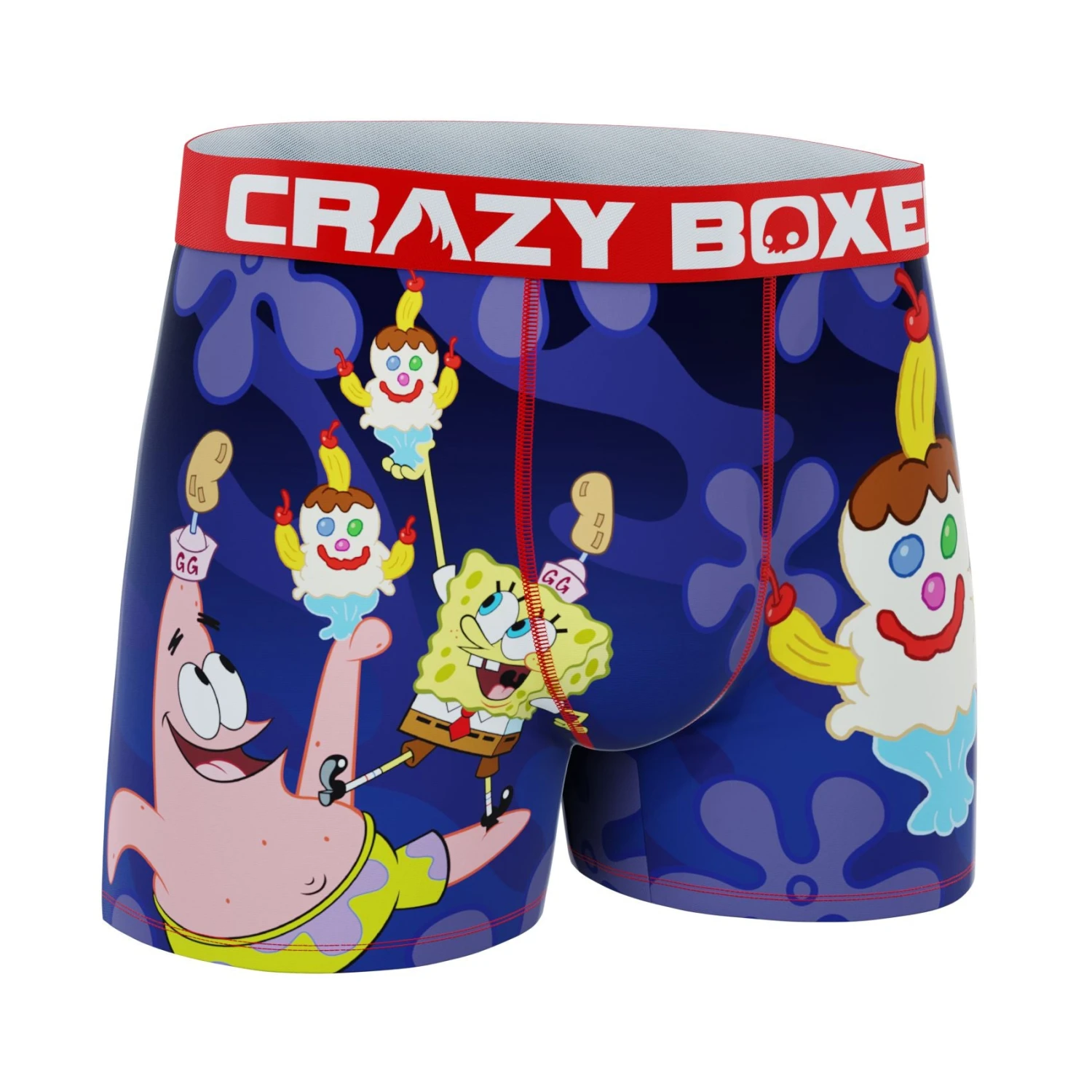 CRAZYBOXER SpongeBob Face Men's Boxer Briefs (Creative Packaging)) 6 CRAZYBOXER SpongeBob Face Men's Boxer Briefs (Creative Packaging)) - Image 4