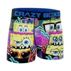 Men's Boxer Briefs -SPONGEBOB - HEAT -Crazyboxer Sales Store CBSPB01HEAT 3